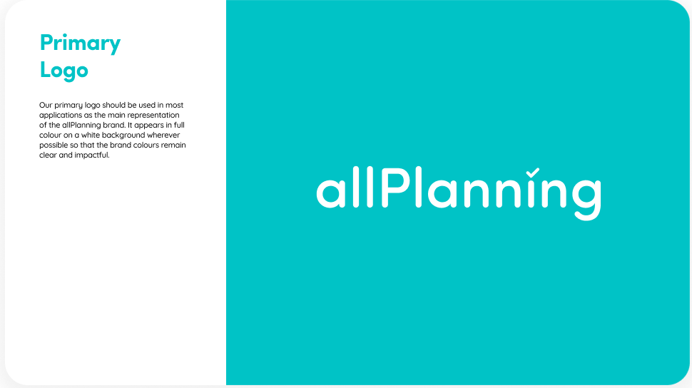 allPlanning brand guidelines card