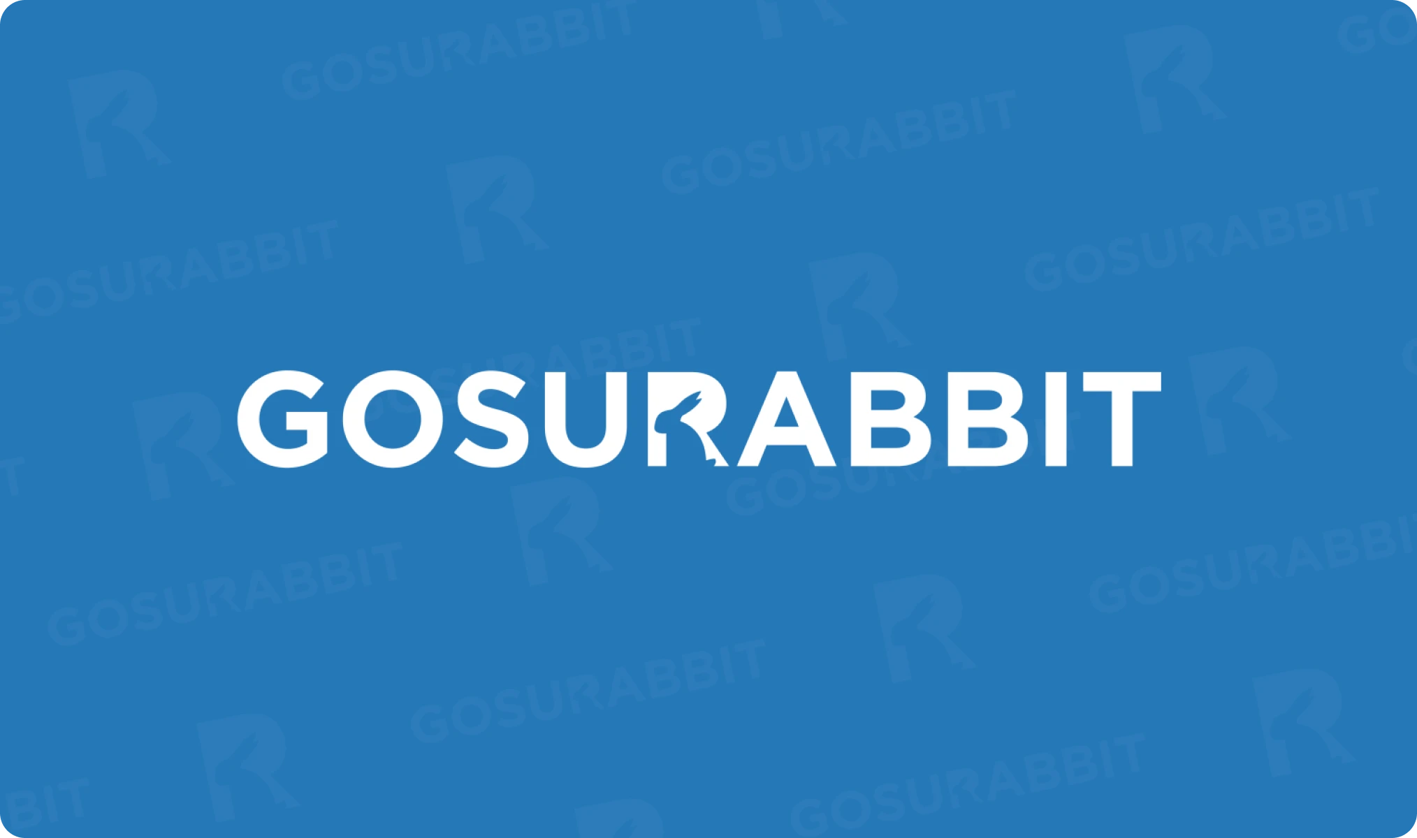 GosuRabbit logo featured on screen by First Rate Marketing