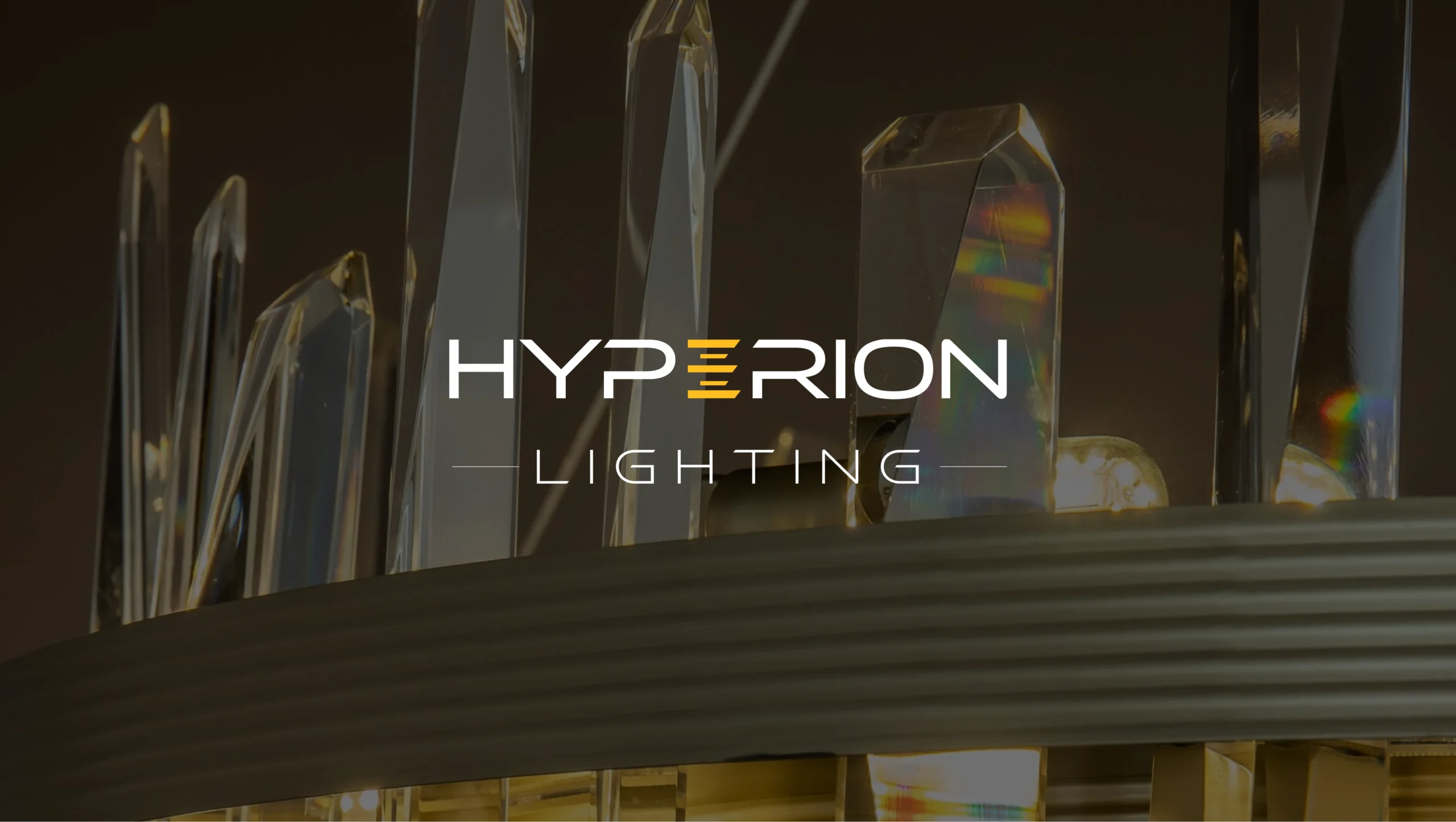 Hyperion Lighting website design hero banner by First Rate Marketing