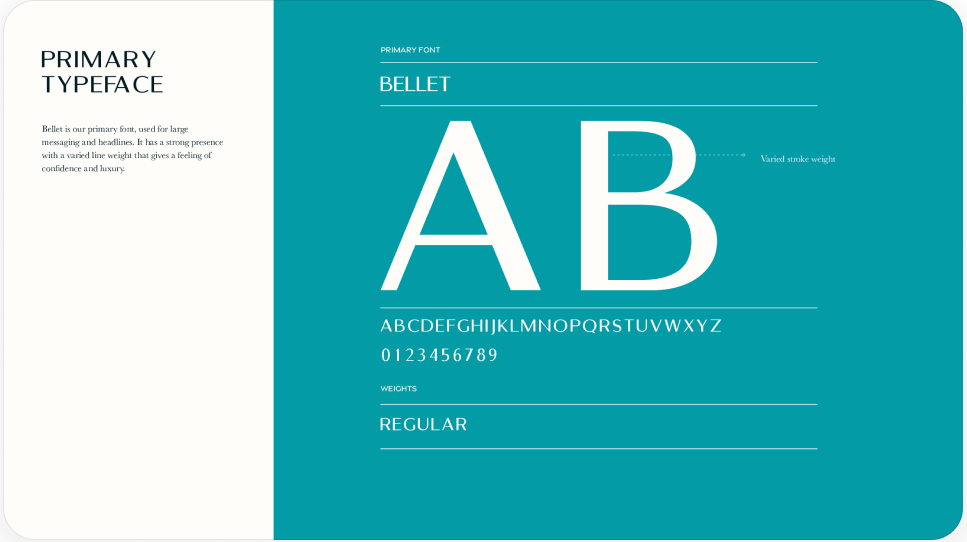 La Vie De Luxe brand guidelines by First Rate Marketing
