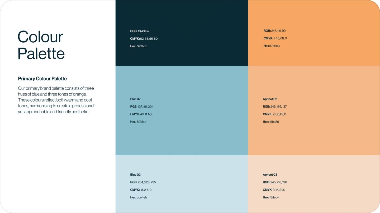 Novatus Global brand guidelines card