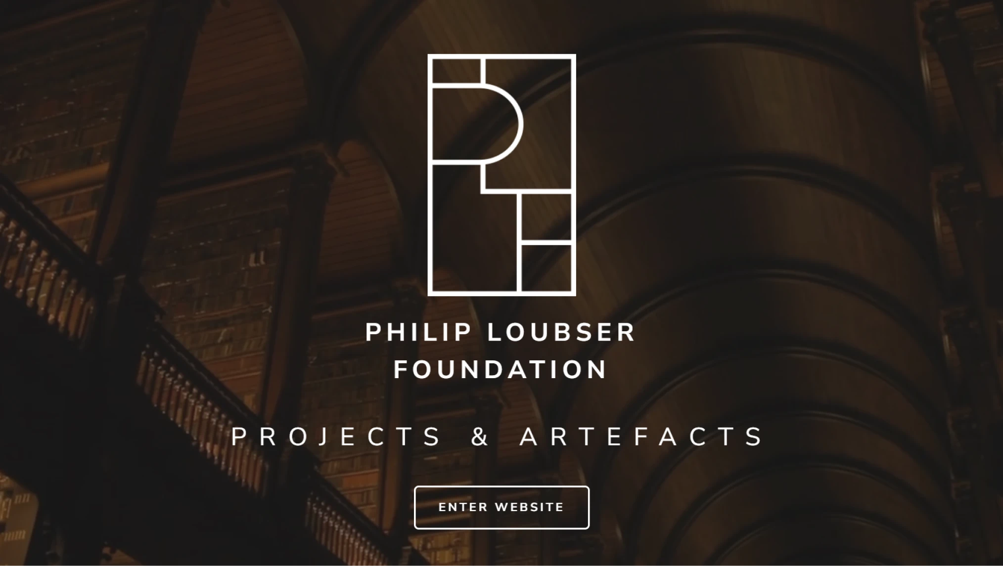 Desktop mockup of the Philip Loubser Foundation website design by First Rate Marketing