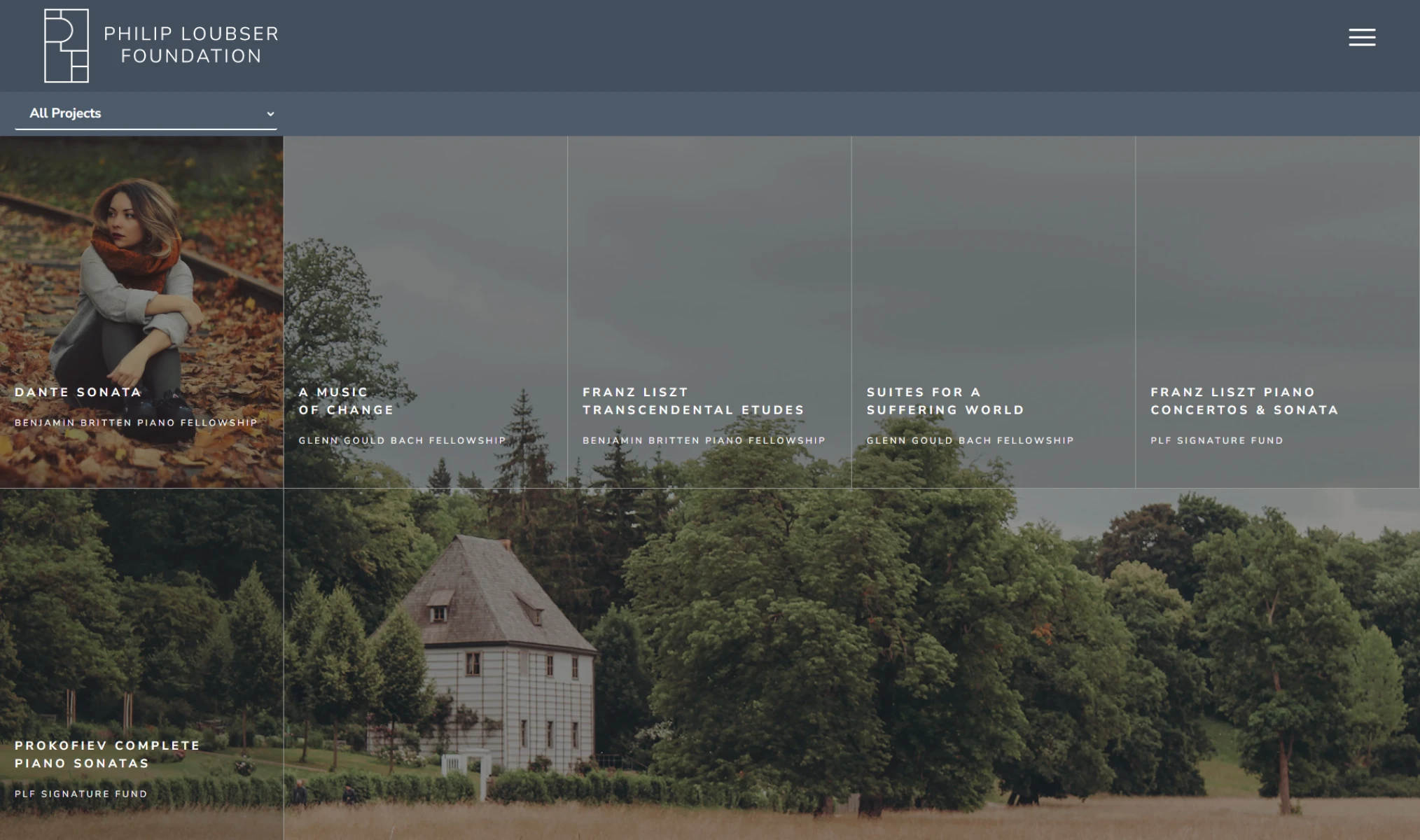 Desktop mockup of the Philip Loubser Foundation website design by First Rate Marketing