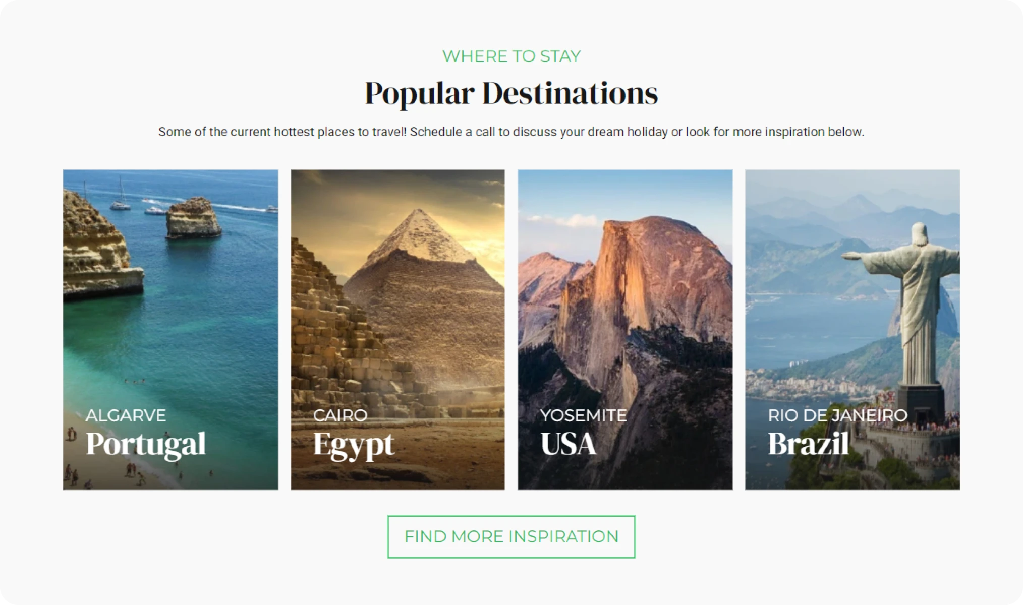 Desktop mockup of the Ticket Punch Travel website design by First Rate Marketing