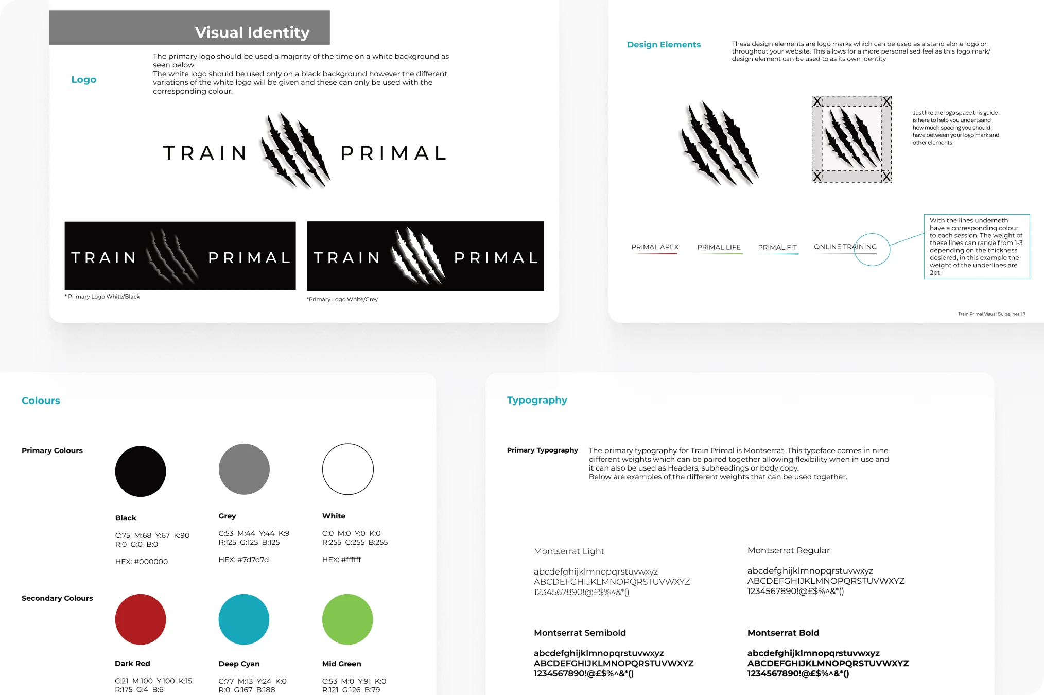 Train Primal branding detail view
