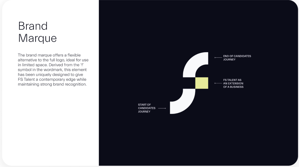 FSTalent brand guidelines by First Rate Marketing