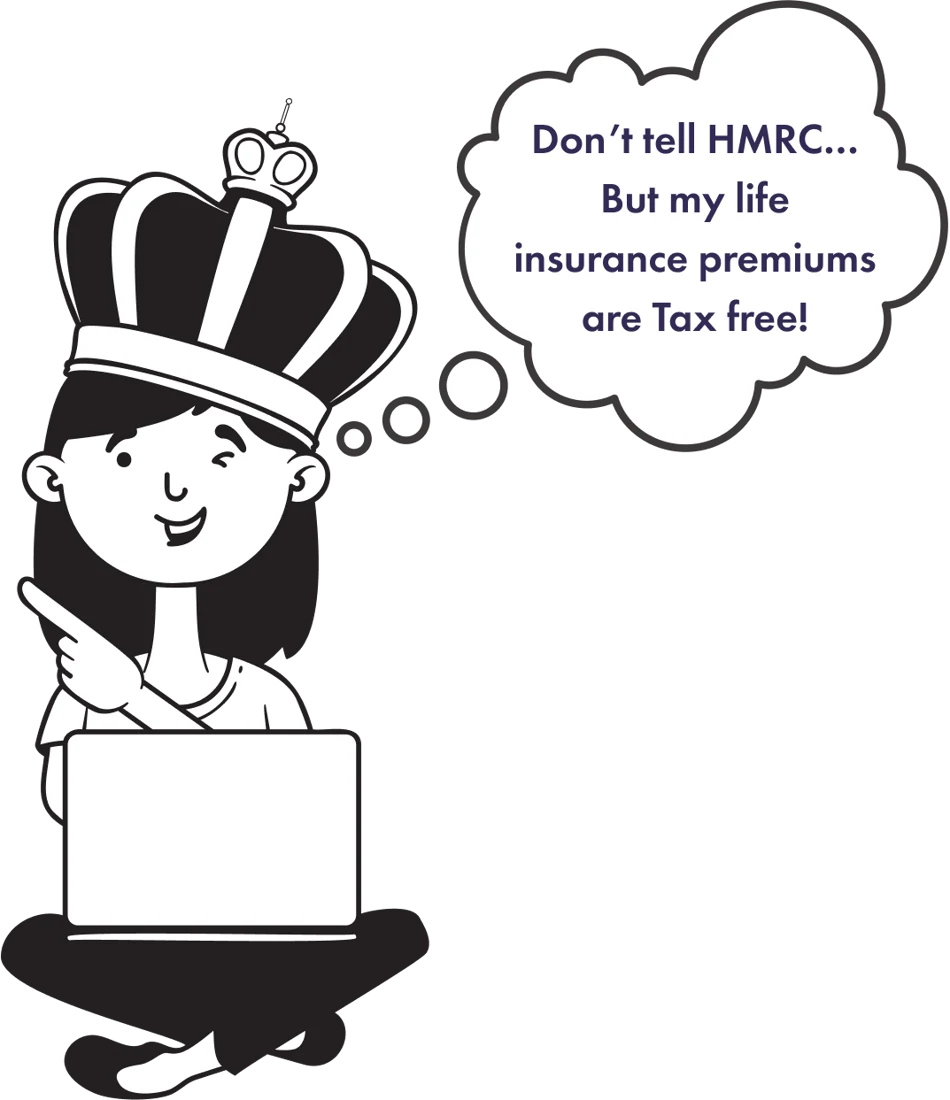 An illustration from the Business Life Insurance page