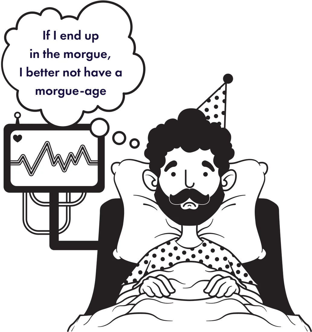 An illustration from the Mortgage Protection page